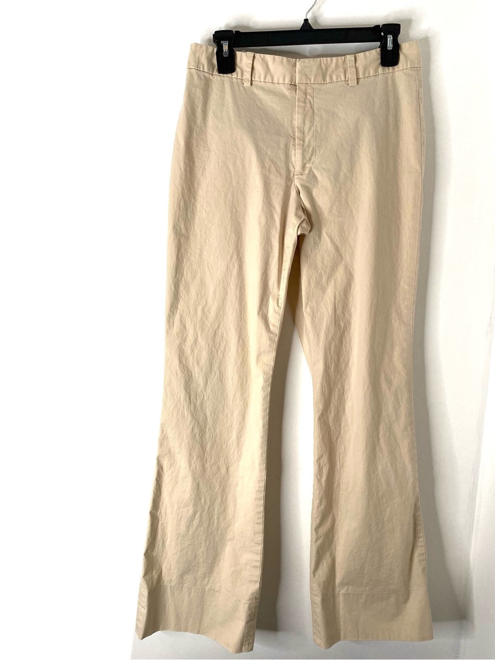 GAP 2002 Khaki Wide Leg Pants Vintage Y2K Cream Cotton Stretch